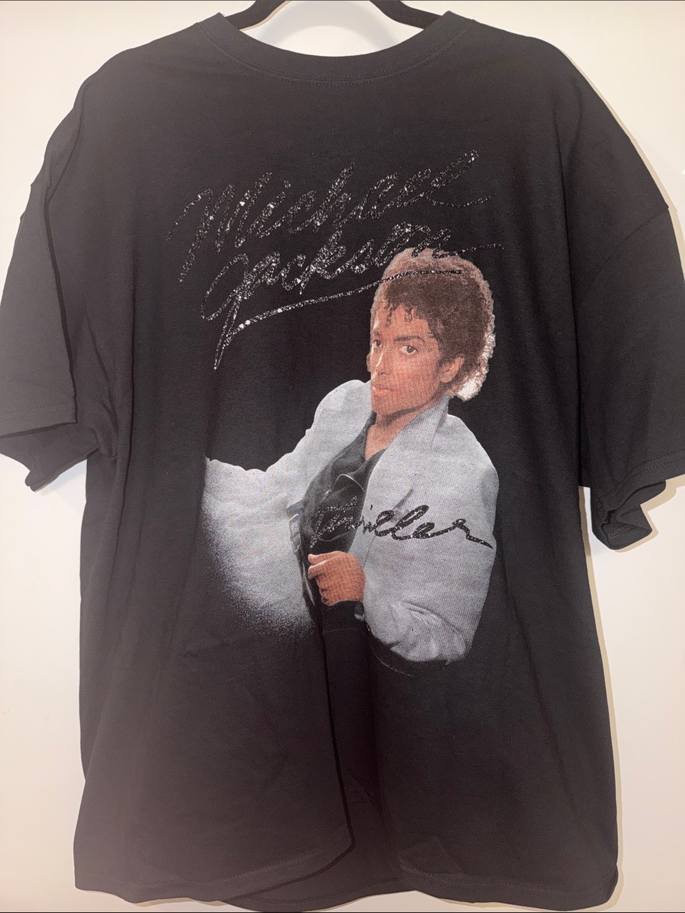🎤💿🎤Michael Jackson Thriller Album Short-Sleeve Graphic Tee